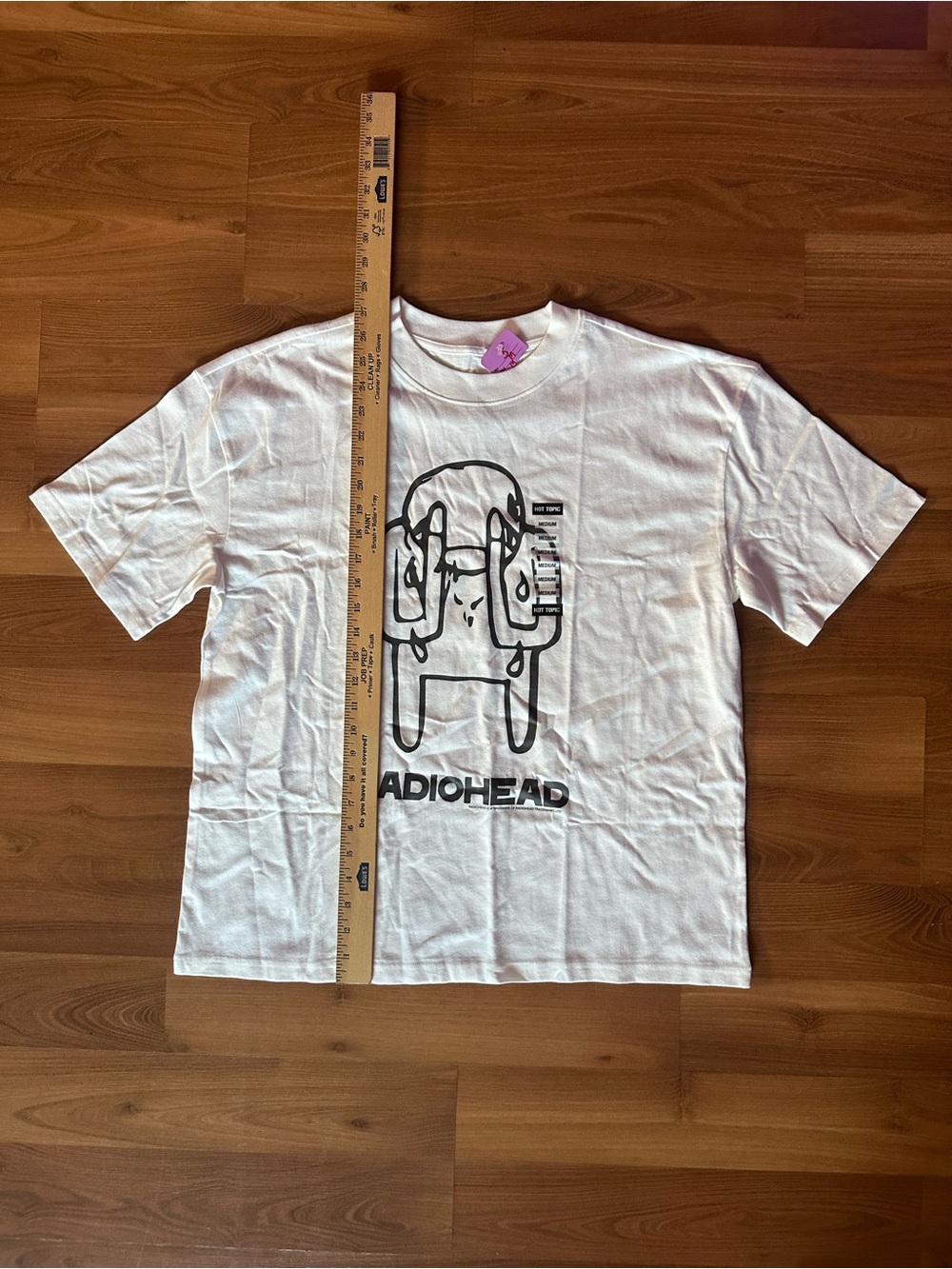 White Graphic Radiohead T-Shirt Unisex - Picture 3 of 6